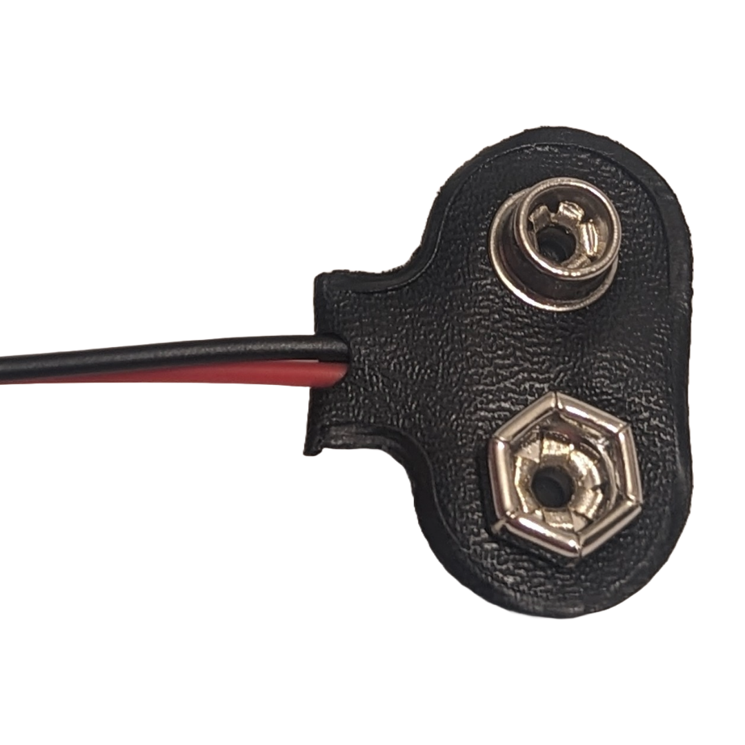 9V 15cm Battery Connector T Type Clip