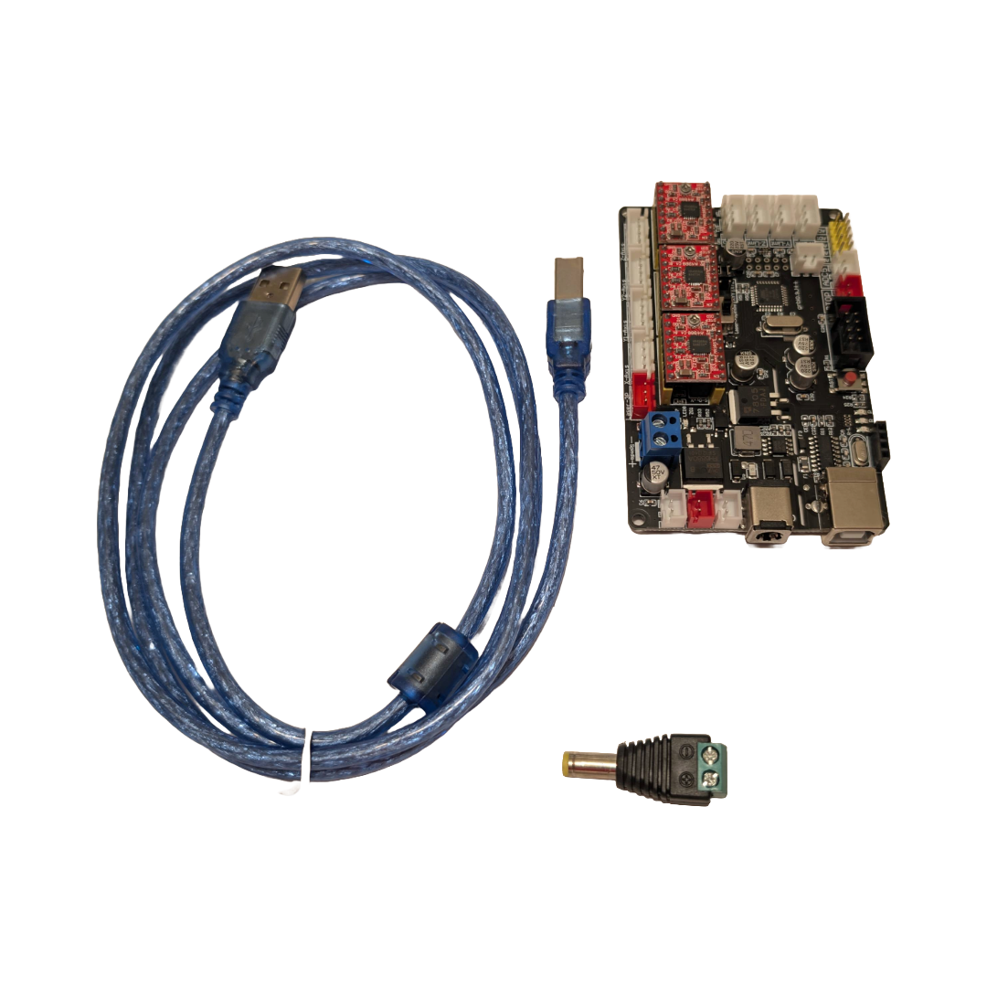 GRBL 3-Axis Controller with Serial Cable and Heat Sinks